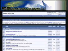 Tablet Screenshot of idahosubaruclub.com